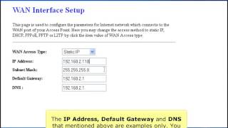 Celebrity Procedure on how to configure Static Connection in WR-NET-013-LO using Windows XP Profile