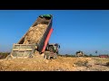 Dozer Pushing, Truck 25 T Of Make Road អាប៉ុលរុញដីធ្វើផ្លូវ ឡានប៉ែន២៥តោន