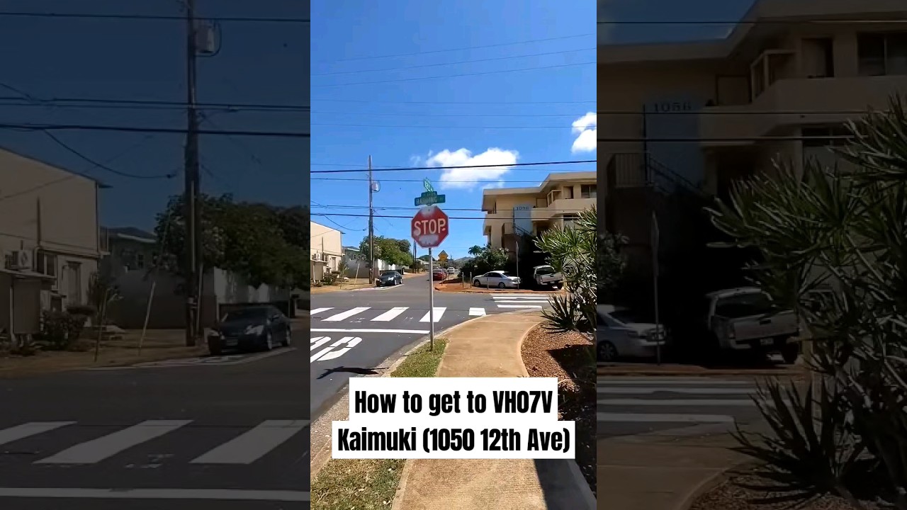 How to walk to VH07V Kaimuki, step by step. 