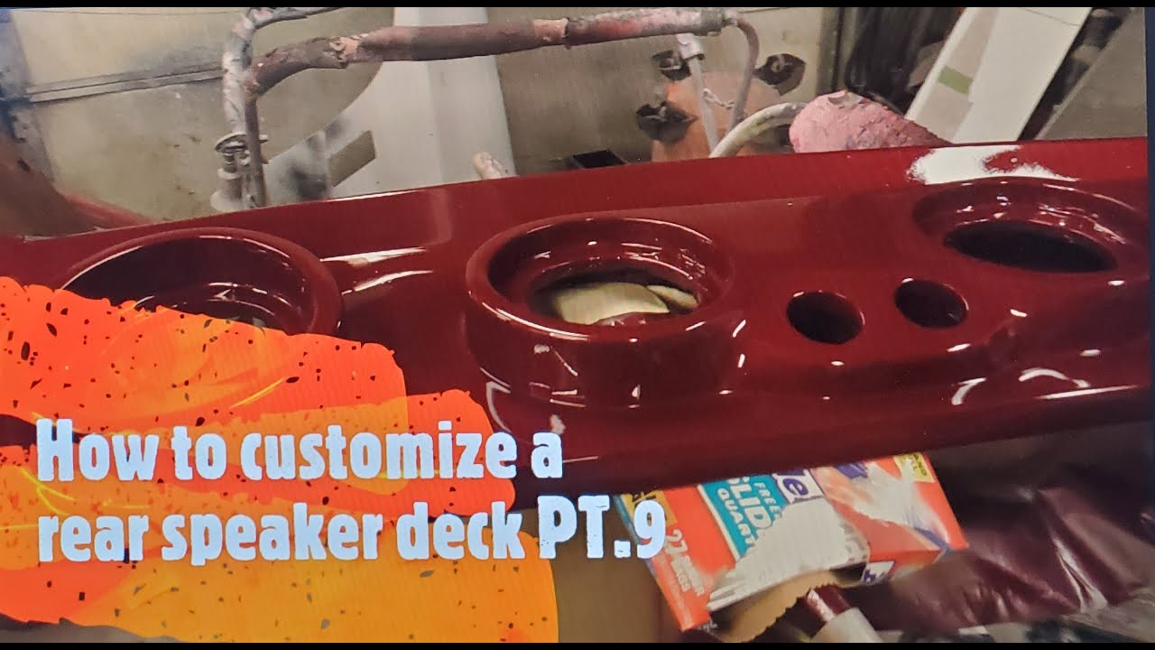 How to customize a rear speaker deck PT.9 #customaudio #custominterior ...