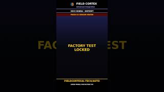 2023 Honda Odyssey P0030 o2 sensor heater bank 1 Fix | Field Cortex #Shorts