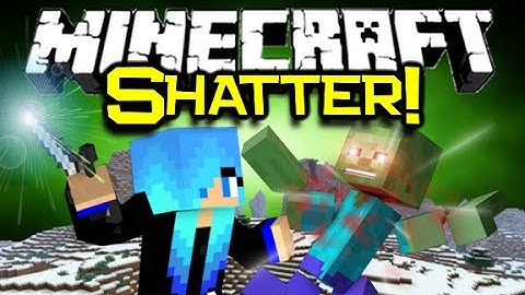 Minecraft SHATTER MOD Spotlight! - EPIC Death Animation! (Minecraft Mod Showcase)