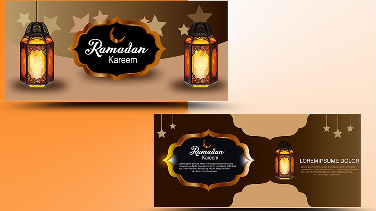 How To Design Ramzan Flex Banner|in corel draw|dilkash graphics|
