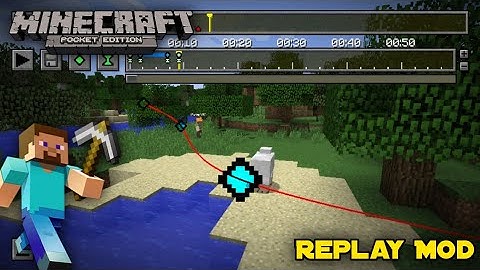 Minecraft PE Replay Mod 1.21+ Create Cinematic Replays in Minecraft PE #minecraft #gaming