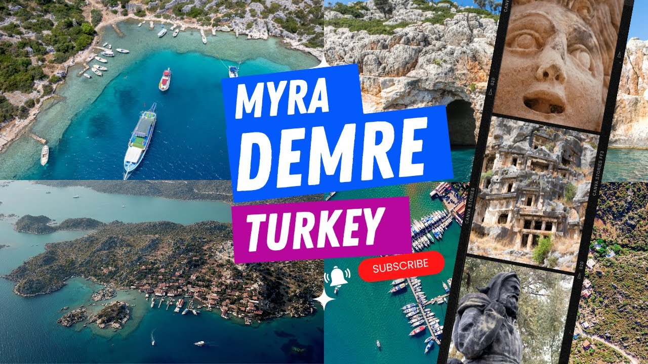 Demre Turkey - Ancient City Myra - St. Nicholas Church - Sunken City Kekova