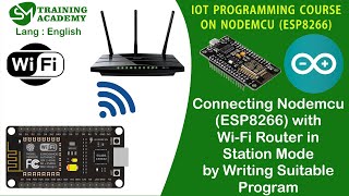 Connecting Nodemcu (ESP8266) to Wifi Network in Station Mode