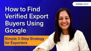 How to Find Verified Export Buyers Using Google | Simple 3-Step Strategy for Exporters #shorts