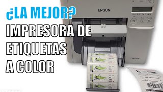 Exquisito Ocho lona Impresora de Etiquetas Autoadhesivas en Rollo a Todo Color Epson: Cómo  Imprimir y Comprar en México - YouTube