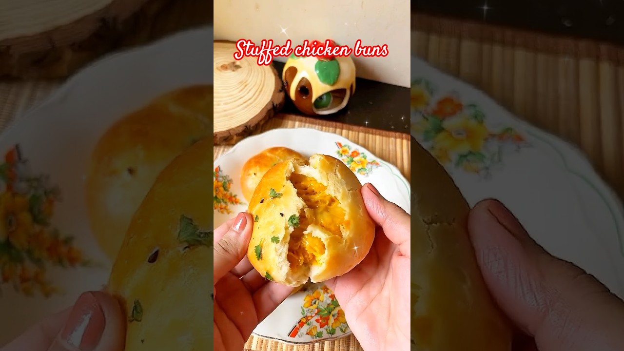 new iftar snacks recipe stuffed chicken buns