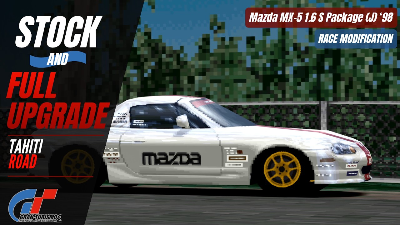 Mazda MX-5 1.6 S Package (J) '98 — Full Race | Gran Turismo 2 (No