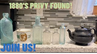 1880's North Side of Chicago Privy; Treasure, Relics and Antiques Await!
