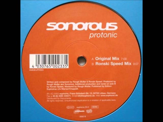 Sonorous - Protonic (Ronski Speed Mix) [2002] class=