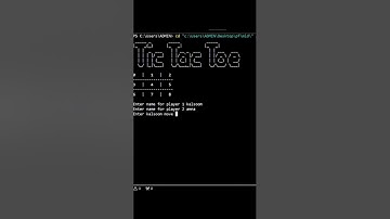 A simple Tic Tac Toe game in c++ | c++ game projects #python #coding #engineering #project #code