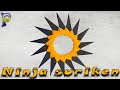 DIY-Как сделать СЮРИКЕН НИДЗЯ из бумаги. Сюрикен из бумаги. How to make SHURIKEN NINJA out of paper