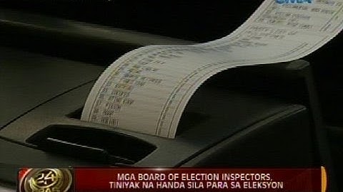 24 Oras: Final testing at sealing ng mga PCOS machine, magpapatuloy hanggang May 10