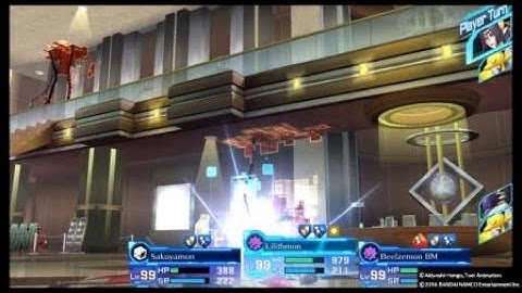 Digimon Story Cyber Sleuth - Leopardmon boss fight (hard) won by luck.