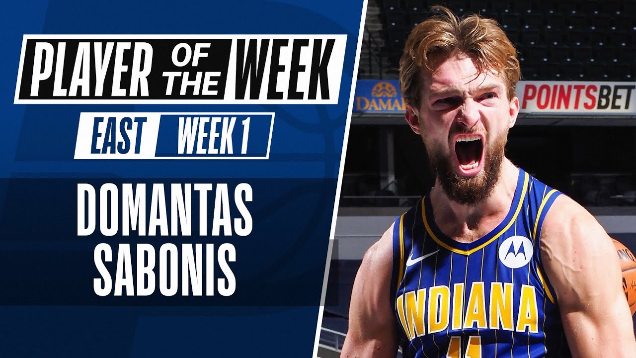 Domantas Sabonis Takes Home Player Of The Week Honors In Week 1️⃣ | Eastern Conference
