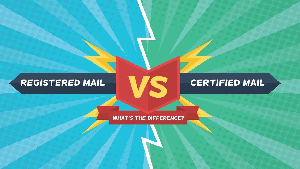 The Difference Between Registered  Certified Mail