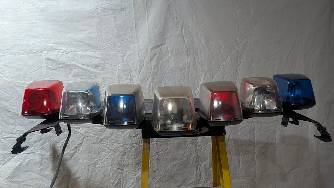 Federal Signal Vector Lightbar (Jacksonville Sheriff's Office, Florida Spec)