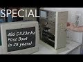 486 dx33 computer first boot in 25 year brand new and never used