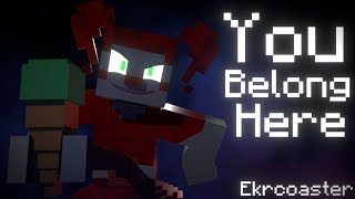 'You Belong Here' | Minecraft Music Video [Song by JTMusic]