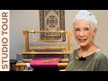 Studio tour gladys sinclair  naturals handwoven weaving studio