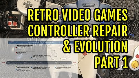 Retro Video Game Controller Repair & Evolution Part 1 Intro YouTube