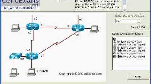 CertExams Network Simulator for CCNA