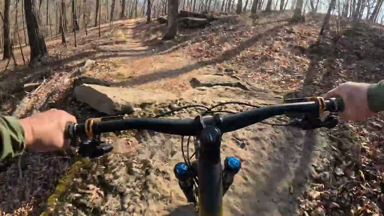 DH 6 Downhill Mountain Bike Trail at Lake Leatherwood in Eureka Springs, AR