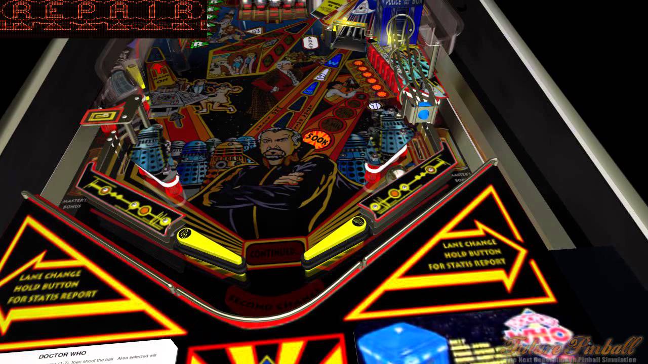 Future Pinball Bally's Doctor Who (1992) YouTube