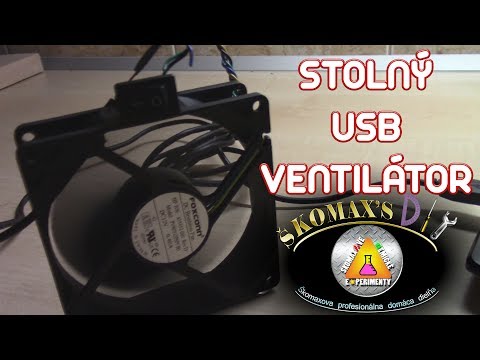 Video: USB Ventilátor: Stolný Prenosný Mini Ventilátor S Konektorom USB A Hodinami, Ako Vytvoriť Zariadenie Vlastnými Rukami