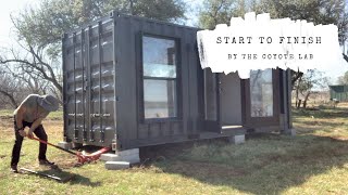 Lakefront Shipping Container Tiny Home Build (with costs)