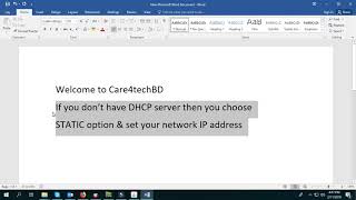 Care4TechBD - How to IPMI Configure on Supermicro 5036I-IF server