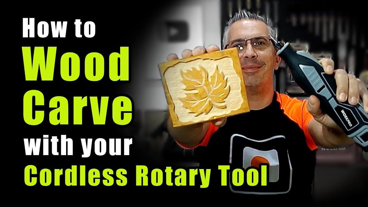 How to Wood Carve/Power Carve With Any Rotary Tool 