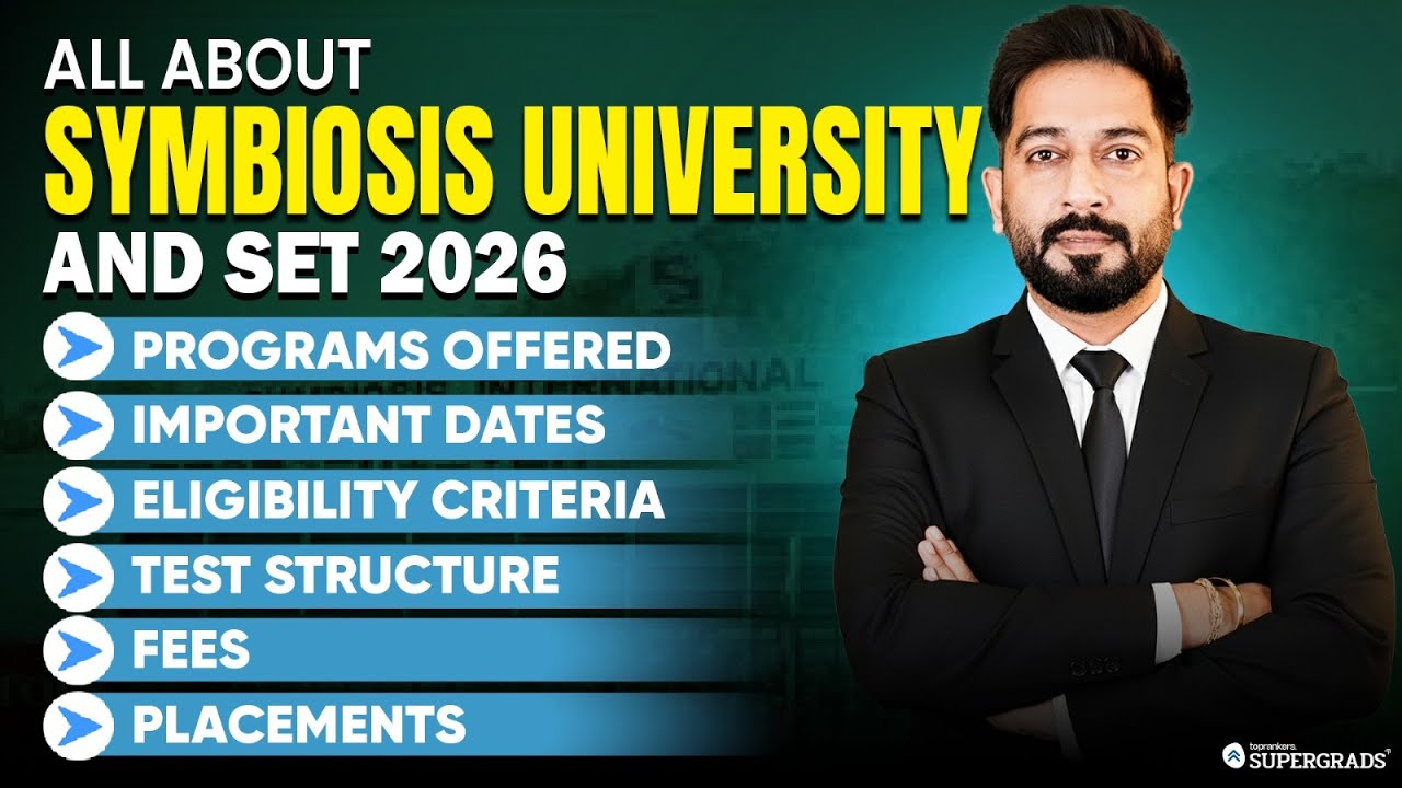 All About Symbiosis International University & SET 2026 🏫| Fees, Eligibility, Courses & Placement🎓
