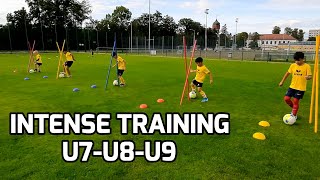 Intense Soccer Training ⚽ Small Group Training Ideas  U7U8U9