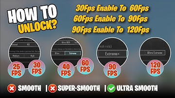 🔥 30Fps To 60Fps & 90Fps To 120Fps | How To Increase Fps In BGMI | Super-Smooth Vs Smooth | Lag Fix!