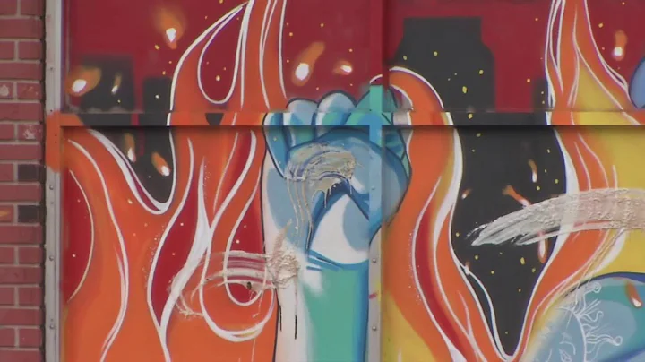 Lakeshore street art vandalism investigated as hate crime