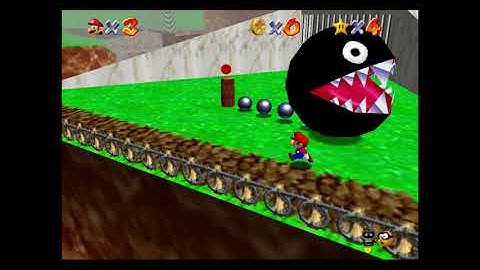 Super Mario 64 - Bob-omb Battlefield: Behind Chain Chomp