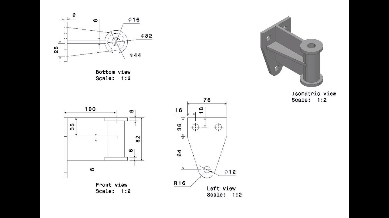 CATIA V5 TUTORIAL EXERCISE 1 - YouTube
