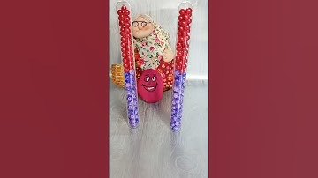 Marble Reverse Video 🔴🟣 #reverseworld #soothing #satisfying #entertainment #Reverse #marble #beads