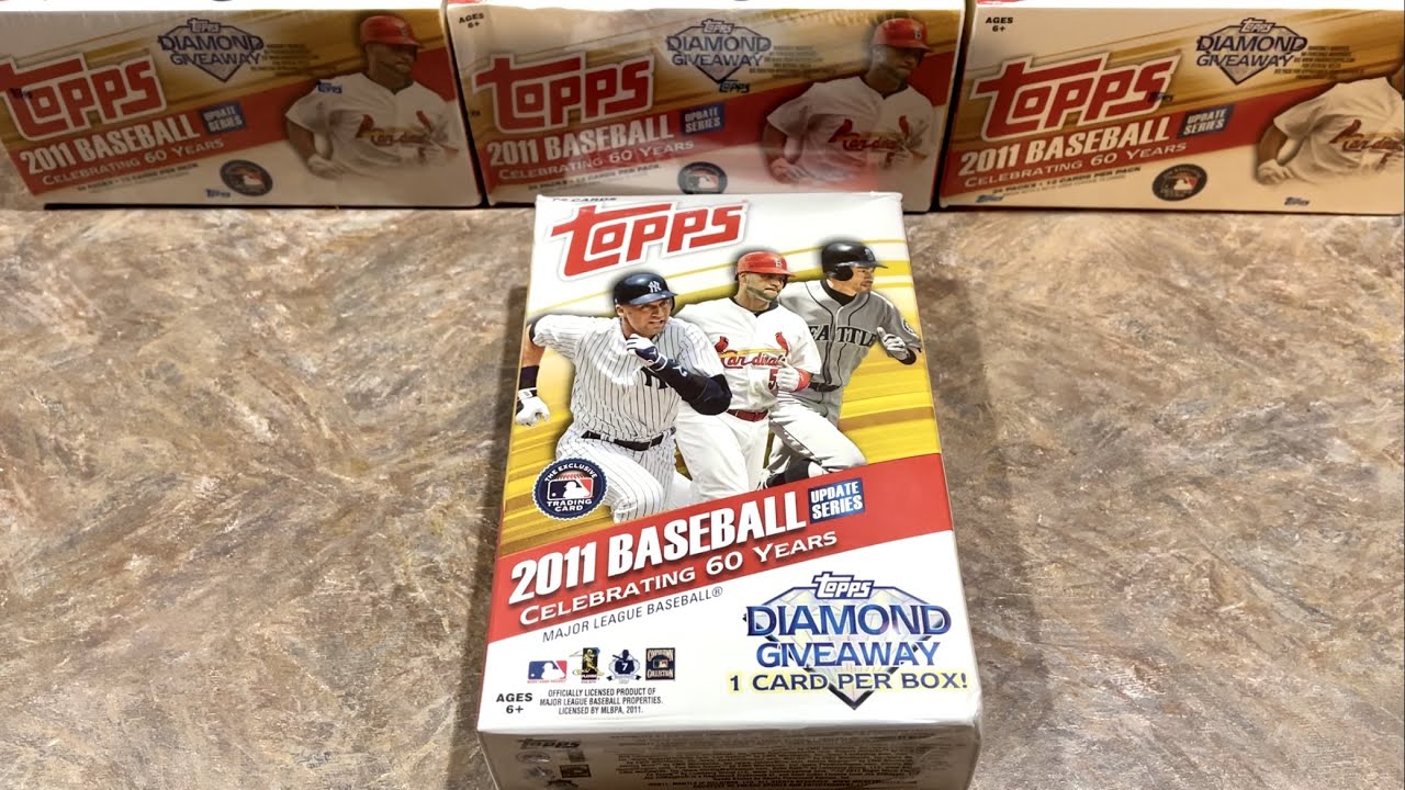 THE 2nd DAY OF TROUTMAS! OPENING A 2011 TOPPS UPDATE HANGER BOX! MIKE ...