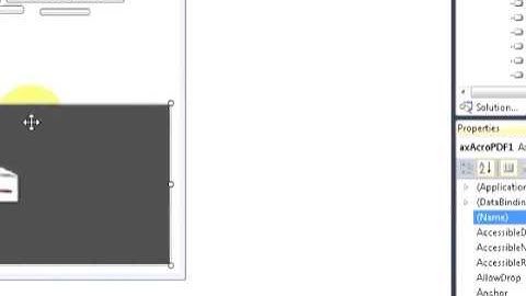 C# Tutorial 31  How to open and show a PDF file inside the Form