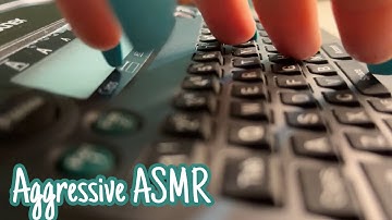 ASMR * Aggressive Build Up Camera Tap/Scratching * My Label Maker * No Talking * ASMRVilla