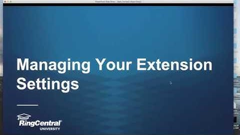 Call Forwarding/Handling - RingCentral Tutorial