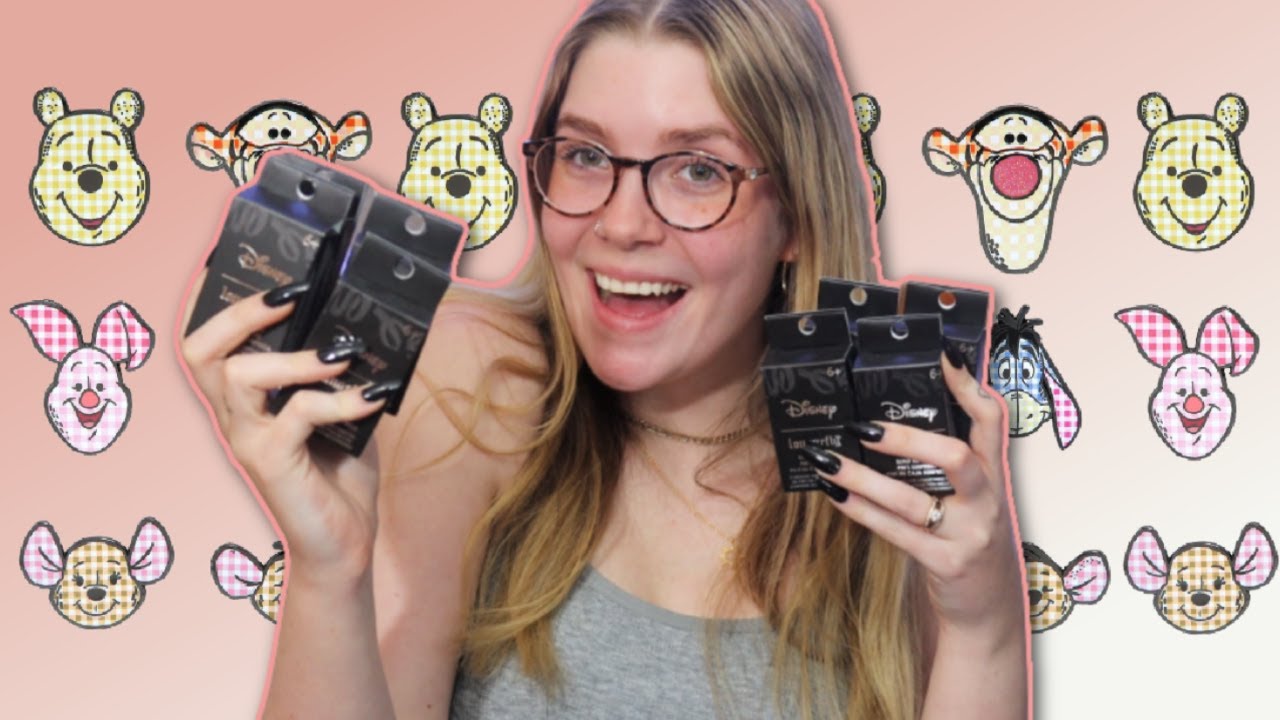 Disney Loungefly: "Winnie the Pooh Gingham Characters" MYSTERY PIN UNBOXING