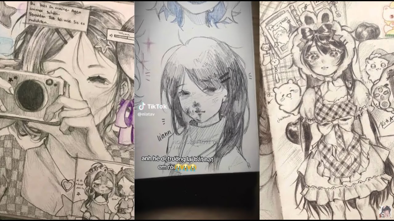 Tổng hợp những video tiktok vẽ tranh của các đại thần #artist #unicon5588 #art #drawing #sketch