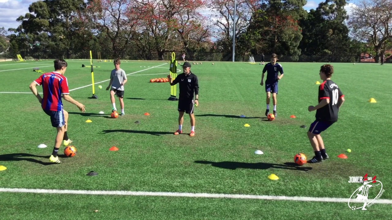 Group Training at Joner 1on1 Soccer Drills YouTube