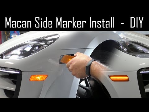How to Install Porsche Macan Front LED Side Markers