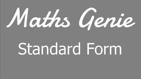 Standard Form